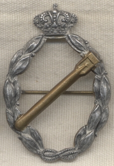 WWII Italian Air Force Gold Torpedo Aircraft Qualification Badge by Bomisa