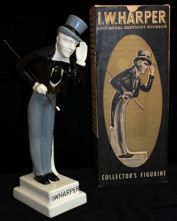 Great Vintage 1968 I. W. Harper Bourbon Decanter with Original Box