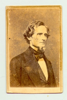 Civil War-Era Jefferson Davis CDV Photo From Brady Negative