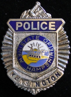 1970's - 80's Kensington, New Hampshire Police Dept. Wallet Badge