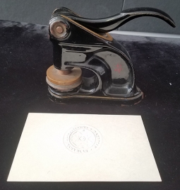 Extremely Rare 1920s Pike's Peak Klan No 11 Official Seal Knights of the Ku Klux Klan KKK