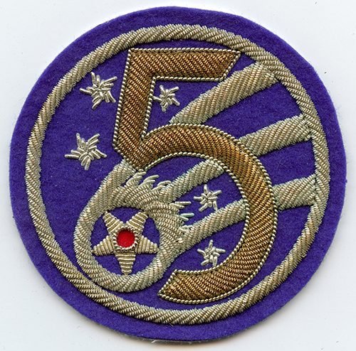 USAAF US 5th Air Force JAPAN tab arc patch