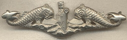 Korean War Period USN CPO Sub Dolphin Badge by Meyer