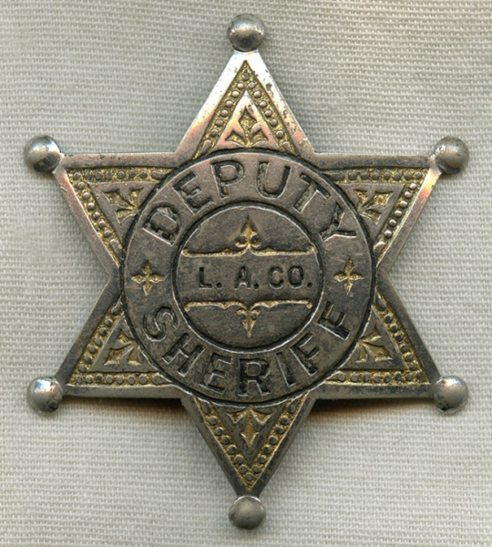 Louisiana State Deputy Sheriff # 678 Hat Badge 