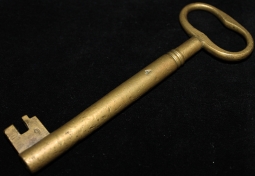 Large Old Numbered Brass "Jail" Key