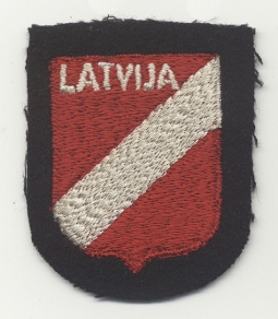 Unused SS Latvian Volunteer Sleeve Shield
