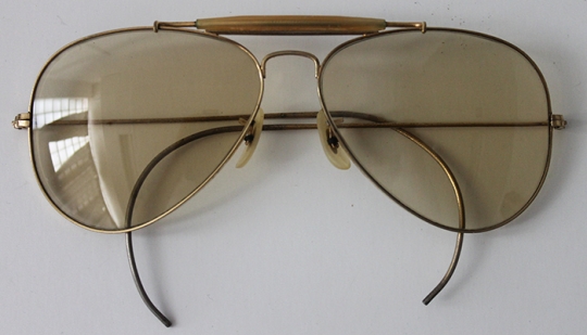 Great Light Lens Vintage Ray-Ban Driving/Shooting Glasses in Original Case:  Flying Tiger Antiques Online Store
