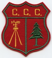 Scarce Large Jacket Size Civilian Conservation Corps Surveyor Team Patch