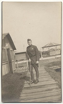 WWI USMC Overseas Officer Photo of Lieutenant Briggs