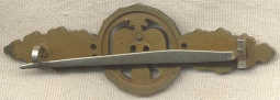 Luftwaffe Night Fighter Clasp Badge In Gold