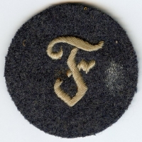 WWII Luftwaffe Ordnance Personnel Trade Badge Embroidered on Wool
