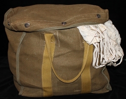Rare WWII Luftwaffe Parachute & Bag in Excellent Condition