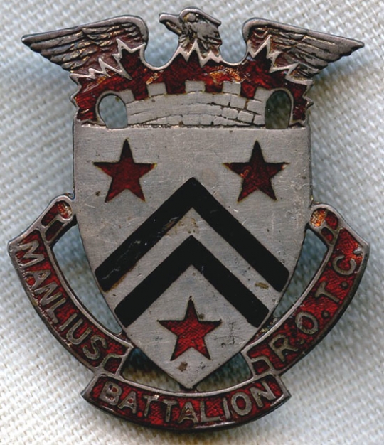 Sterling WWII US Army Manlius (New York) ROTC DI