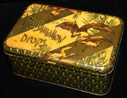 Great, Early C. 1900's Litho Candy Tin for Whitman's Super Extra Marshmallow Drops