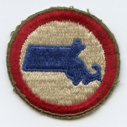 WWII Massachusetts State Guard Shoulder Patch