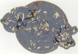 WWII RCAF Disney Designed 412th Transport Squadron Jacket Patch