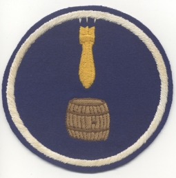 Minty English-Made US 338th Bomb Squadron, 96th Bomb Group, 8th Air Force Jacket Patch