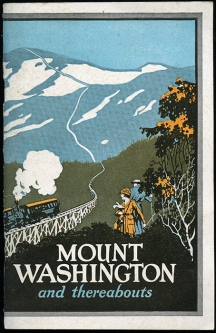 Wonderful 1920's Mt. Washington Railway Co. (B&MRR) Travel Brochure showing the Cog Railway