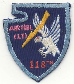 Hand-Made 118th Aviation Co. Beret Patch