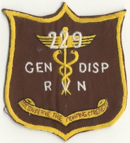 Vietnam 229th General Medical Dispensary RVN Pocket Patch