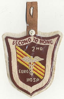 Hand-Made Vietnam 2nd Surgical Hospital Pocket Hanger