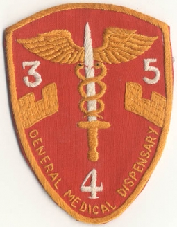 Vietnam 345th General Medical Dispensary Pocket Patch