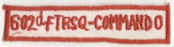 Vietnamese-Made USAF 602nd Fighter Squadron Commando Flash