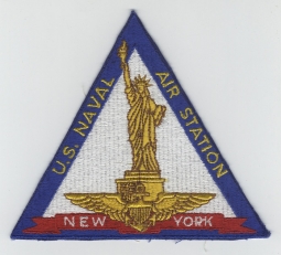 1950s Large USN US Naval Air Station NAS New York Jacket Patch