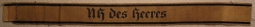 WWII Nazi Germany "NH des Heeres" Army Signals Woman Helper Cuff Title