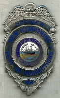 Cool Vintage 1980's NH Department of Corrections Officer Badge by Blackinton