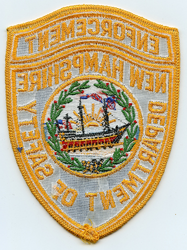 Ca 2000 NH Department of Safety Motor Vehicle Enforcement Unit Shoulder Patch