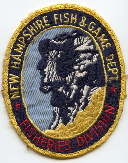 1970s New Hampshire Fish & Game Department Fisheries Division Patch: Flying  Tiger Antiques Online Store