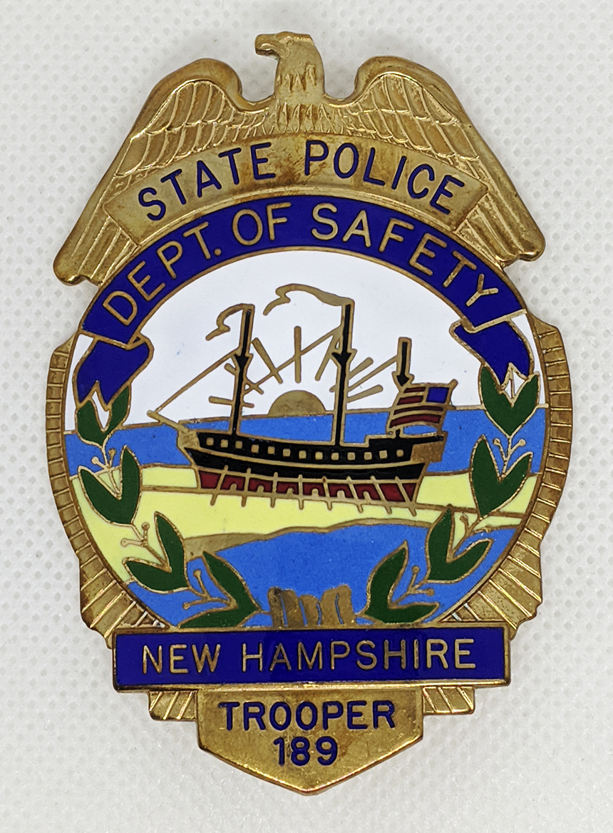 NEW HAMPSHIRE NH STATE POLICE Highway Patrol POLICE PATCH NEW HAMPSHIRE NH STATE POLICE Highway Patrol POLICE PATCH