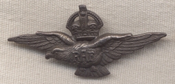 Nice Sterling 925 Marked WWII Royal Air Force (RAF) Sweetheart Pin