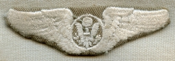 Nice WWII USAAF Air Crew Wing Embroidered on Khaki for Pacific Theater Wear