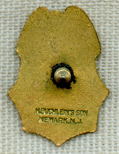 Nicely Made 1950's NJ State Rural Police Association Member Lapel Badge