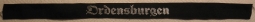WWII Nazi Germany "Ordensburgen" RAD Cuff Title
