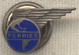 Sterling Pan Am Ferries Service Lapel Pin