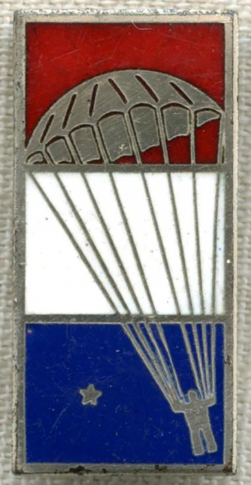 Rare WWII US "Saved for America" by J.G. Menihan Chute" Sterling "Bailout" Pin In Original Case