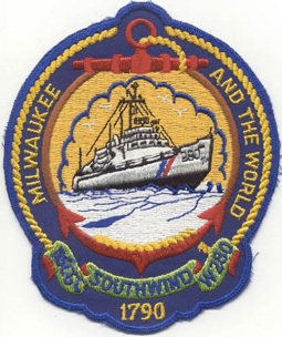 Circa 1972-1974 US Coast Guard (USCGC) Cutter Southwind (W-280) Jacket Patch