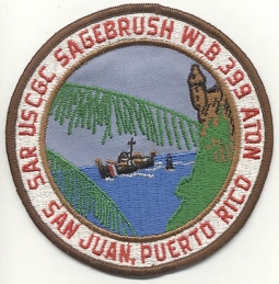 1970s USCGC Cutter Sagebrush (WLB-399) San Juan, Puerto Rico Patch
