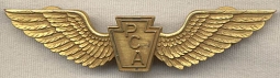 Beautiful 1930s Pennsylvania Central Airlines (PCA) Pilot Wing
