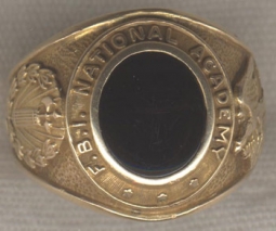 1949 FBI National Academy Graduation 10k Ring