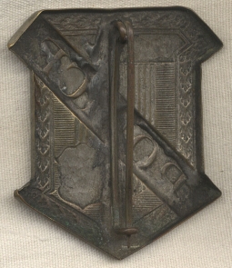 Nice Old Peabody, Massachusetts 1890s Radiator-Style Police Badge