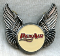 1990s Pen (Peninsula) Air Pilot Hat Badge<p> NO LONGER AVAILABLE