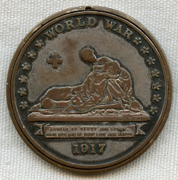 Amazing WWI Pocket Locket / Good Luck Charm / So-Called Dollar