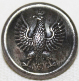 Small WWII Polish Army in the West Uniform Button Made in England