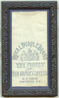 Great Late 19th Century Portsmouth Coffee Bag