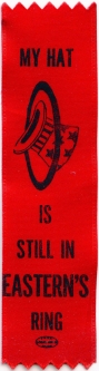 Rare 1980s Union Pro-Eastern Airlines Support Ribbon