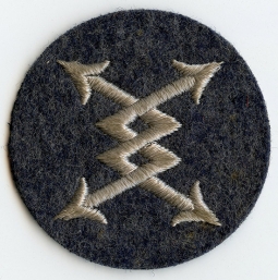 WWII German Luftwaffe Qualified Telephone Operator Personnel Trade Badge